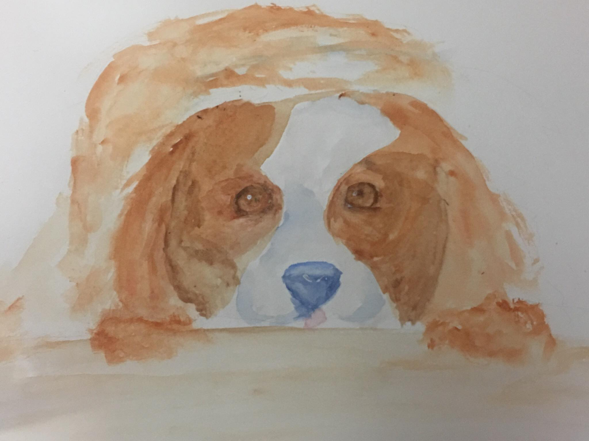 Painting of a doggo